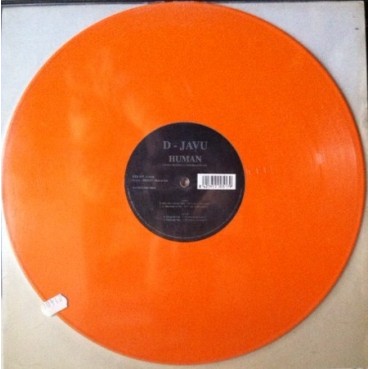 D-Javu – Human (VINILO ORIGINAL NARANJA)