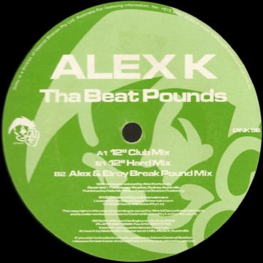 Alex K – Tha Beat Pounds (COPIA IMPORT NUEVA,JOYA COLISEUM¡¡)