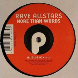 Rave Allstars – More Than Words / Achtung Spass (2 MANO,COMO NUEVO.CABROTE¡¡)