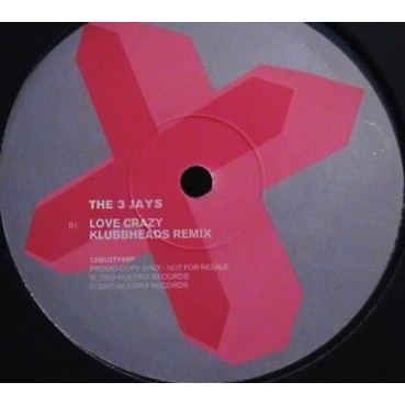 The 3 Jays  - Love Crazy (2 MANO,EDICIÓN HOLANDESA A 1 CARA,MUYY BUSCADO¡¡