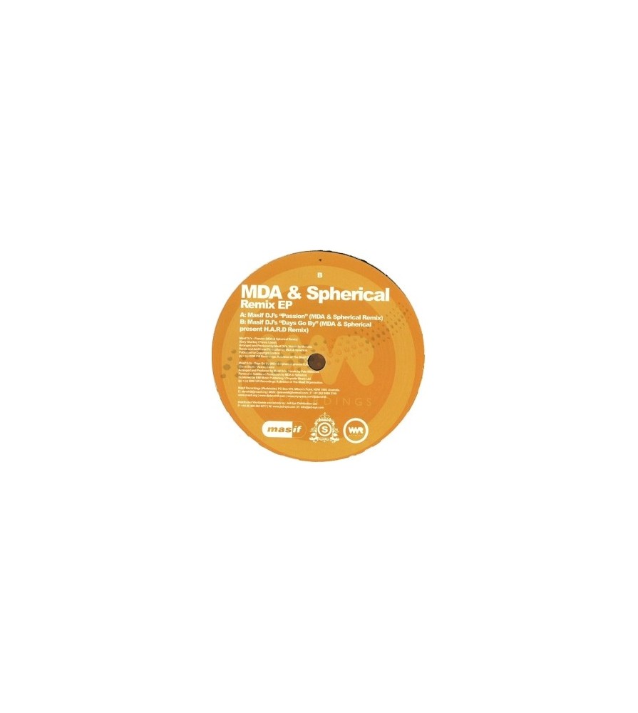 Masif DJ's – MDA & Spherical Remix EP 