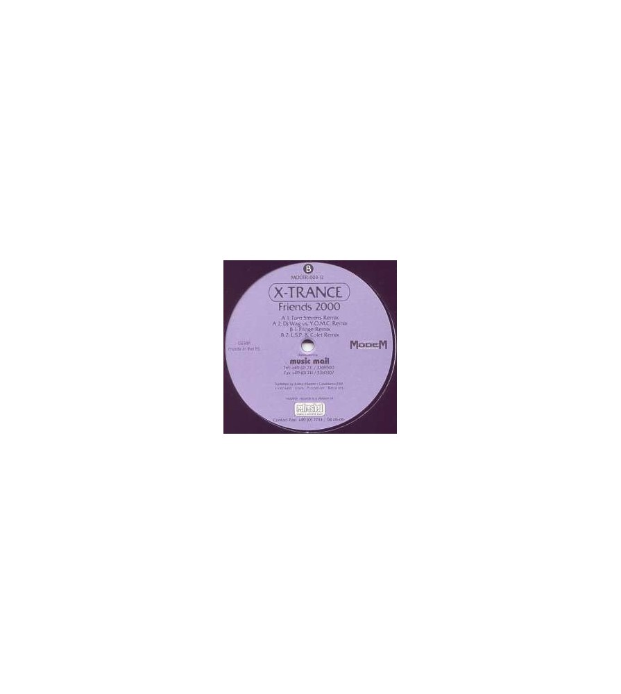 X-Trance – Friends 2000 (MELODIA DEL 2000,MUY BUENA¡)