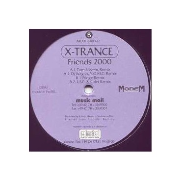 X-Trance – Friends 2000 (MELODIA DEL 2000,MUY BUENA¡)