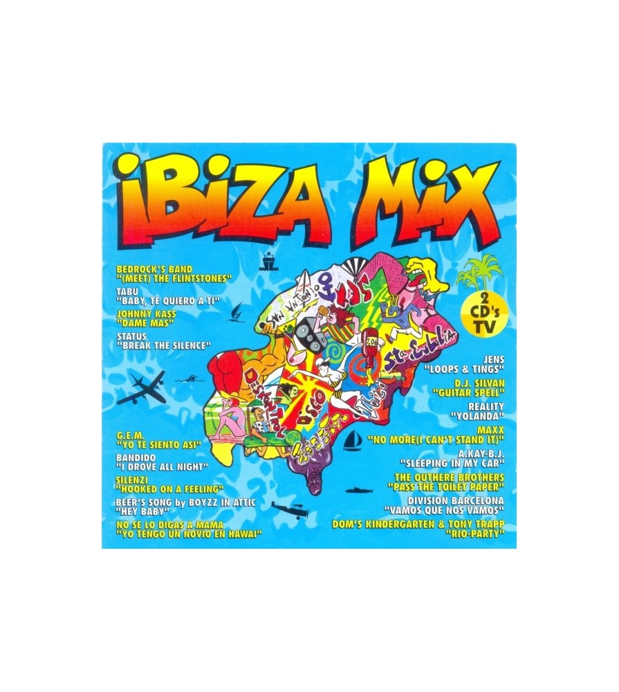 Ibiza Mix COMO NUEVO,INCLUYE PELOTAZOS COMO DJ SYLVAN-GUITAR SPELL,BANDIDO-I DROVE ALL NIGHT & JENS-LOOPS & TINGS¡)