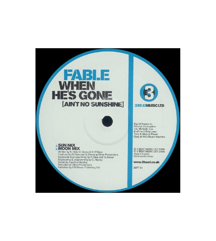 Fable – When He's Gone (2 MANO,COPIA IMPORT¡¡)