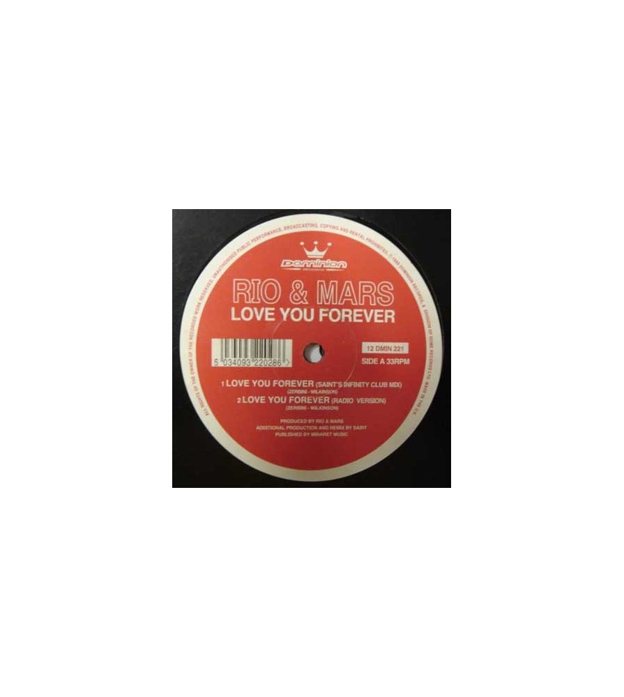 Rio & Mars – Love You Forever (2 MANO,COPIA IMPORT¡¡ JOYA RADICAL¡¡)