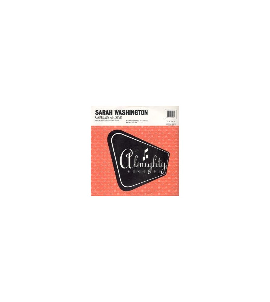 Sarah Washington-Careless Whisper(TEMAZO RADICAL,DISCO ORIGINAL¡¡)