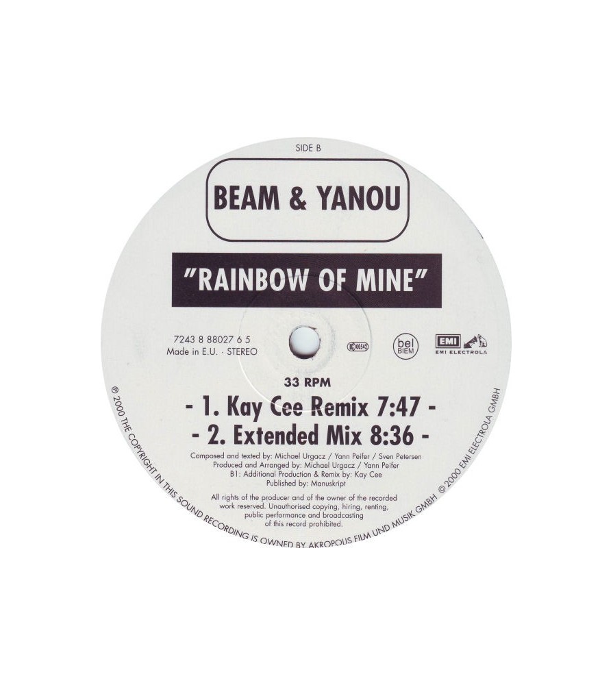 Beam & Yanou – Rainbow Of Mine (2 MANO,MELODIA DEL 99¡¡)