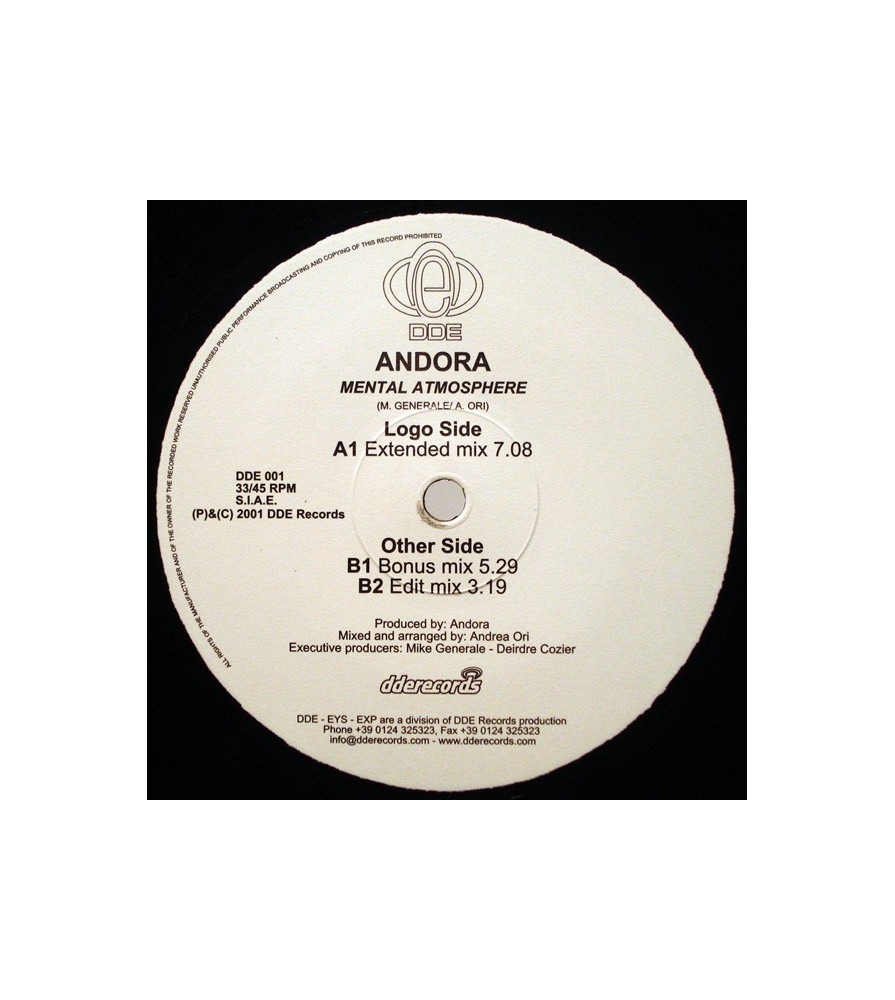 Andora – Mental Atmosphere (2 MANO,MELODIA DEL 99¡¡)