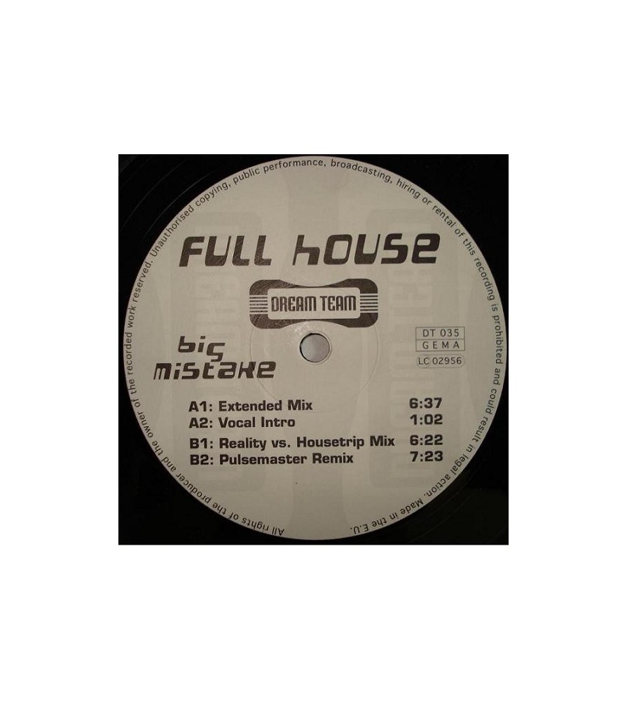 Full House – Big Mistake (2 MANO,MELODIA DEL 99¡¡)