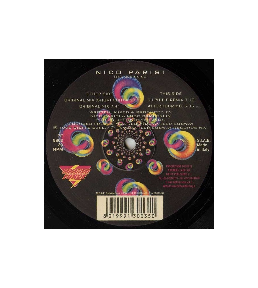 Nico Parisi – The Beginning (2 MANO,EDICIÓN ITALIANA¡¡)