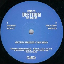 Deetron – Cut Back EP (2 MANO,TECHNO¡)