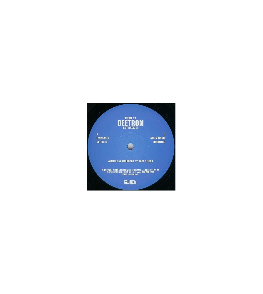 Deetron – Cut Back EP (2 MANO,TECHNO¡)