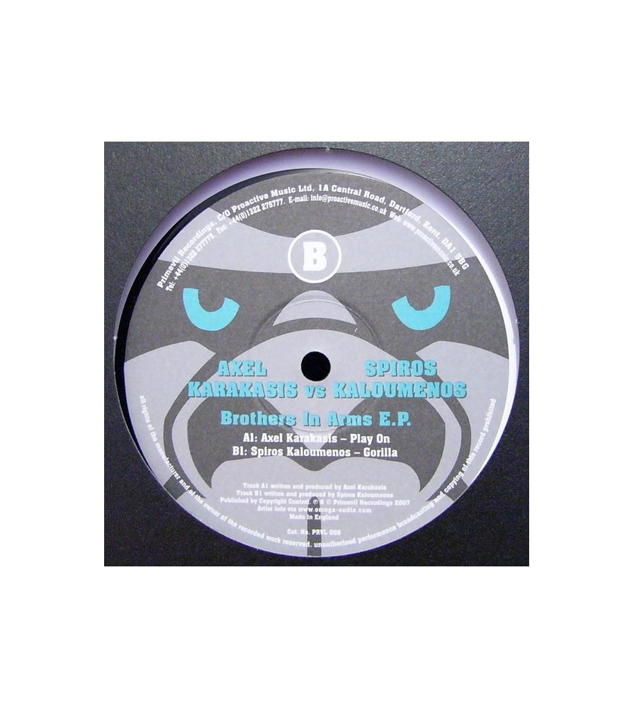 Axel Karakasis vs. Spiros Kaloumenos – Brothers In Arms EP (TECHNAZOS¡¡)