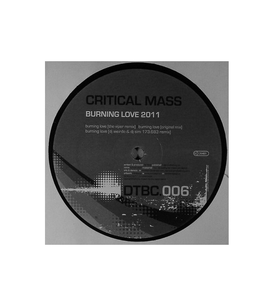 Critical Mass – Burning Love 2011
