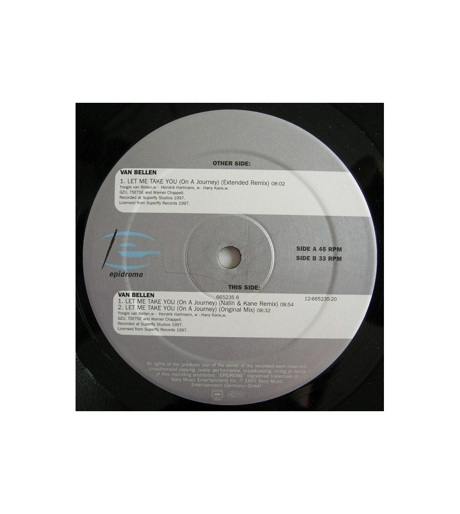 Van Bellen – Let Me Take You (On A Journey) (2 MANO,MELODIA DEL 97¡)