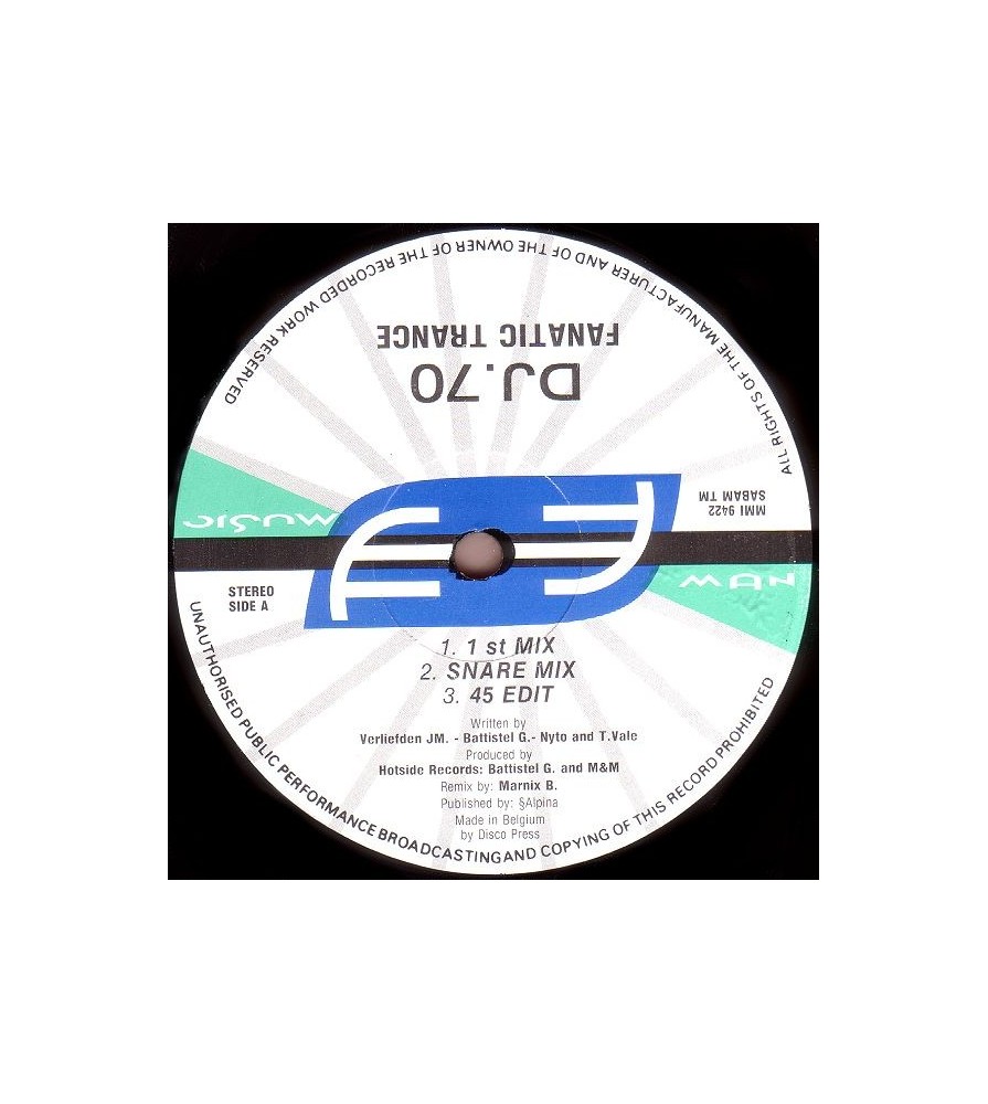 DJ.70 – Fanatic Trance (2 MANO,MELODIA DEL 94¡)