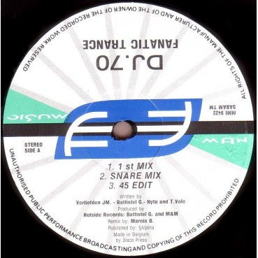 DJ.70 – Fanatic Trance (2 MANO,MELODIA DEL 94¡)