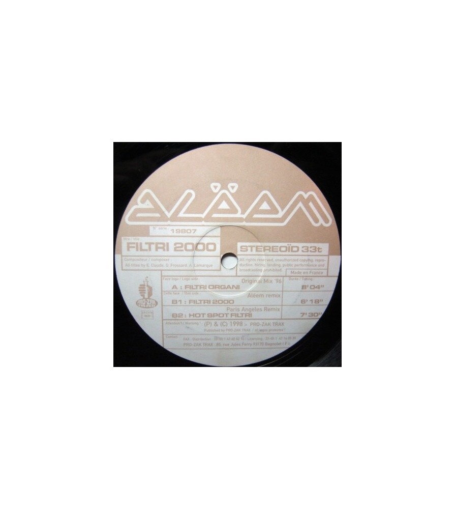Aleem  – Filtri 2000 (2 MANO,ROLLAZO DE BASE¡¡ AÑO 98¡¡)