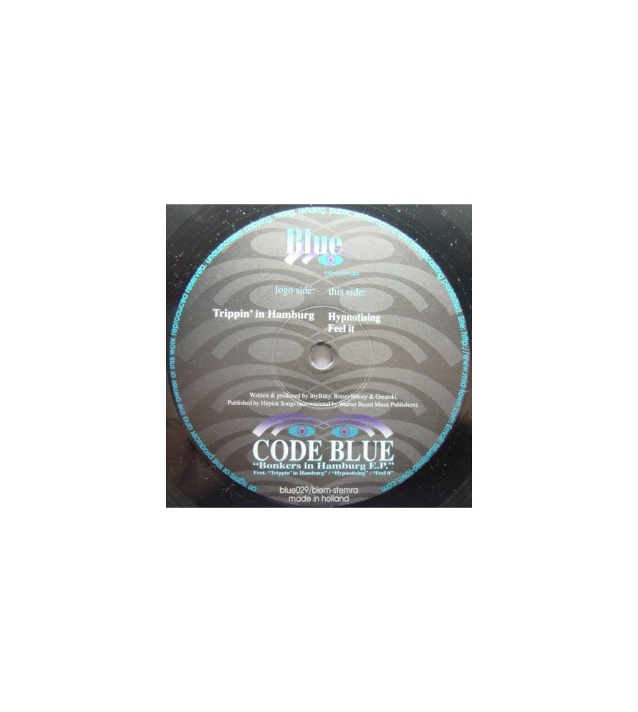 Code Blue – Bonkers In Hamburg EP (2 MANO,CARA A BASUCÓN¡¡)