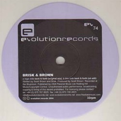 Brisk & Brown – Back & Forth (2 MANO,TEMAZO EVOLUTION RECORDS)