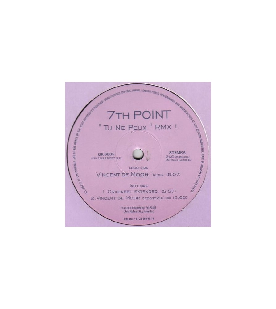7th Point – Tu Ne Peux (2 MANO,MELODIÓN VINCENT DE MOOR¡)