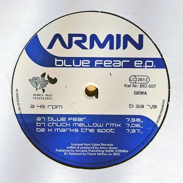 Armin – Blue Fear EP (2 MANO,MELODIAS)