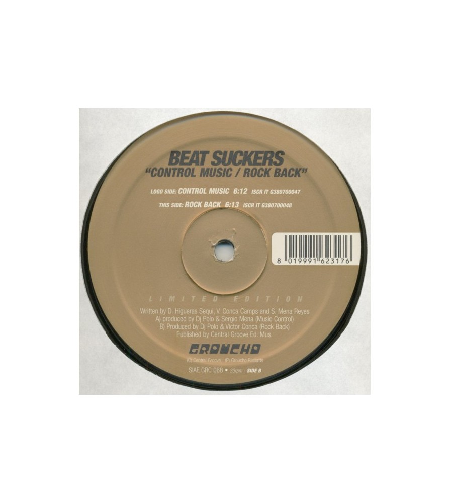 Beat Suckers  - Control Music / Rock Back