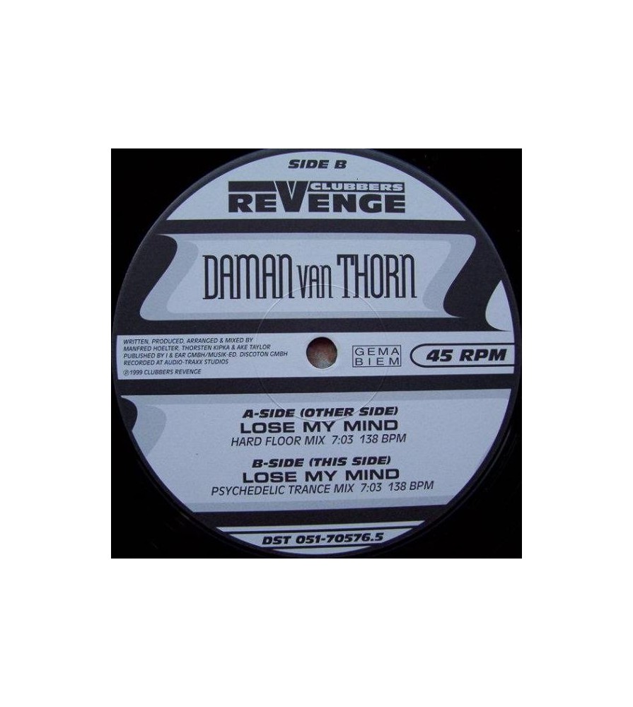 Daman van Thorn – Lose My Mind (NUEVO,MELODIA DEL  99¡)