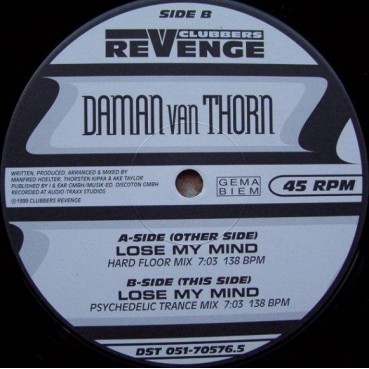 Daman van Thorn – Lose My Mind (NUEVO,MELODIA DEL  99¡)