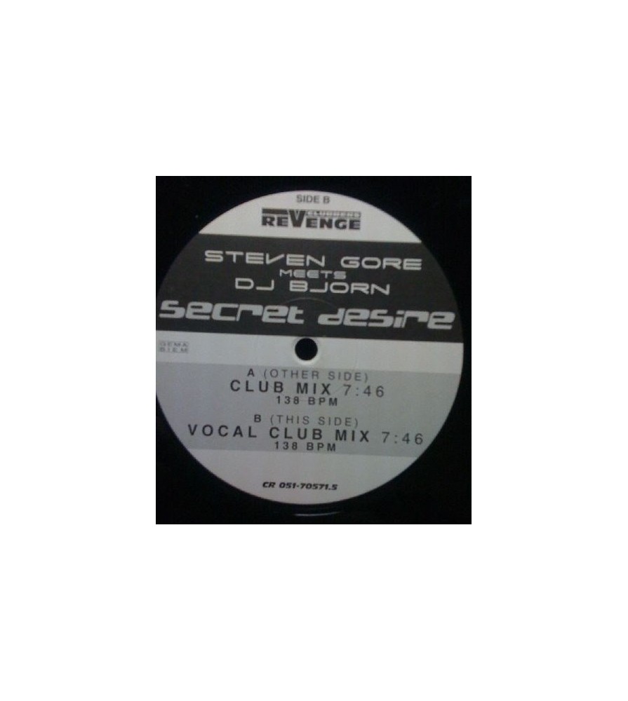 Steven Gore Meets DJ Björn – Secret Desire (NUEVO,MELO DEL 99¡)