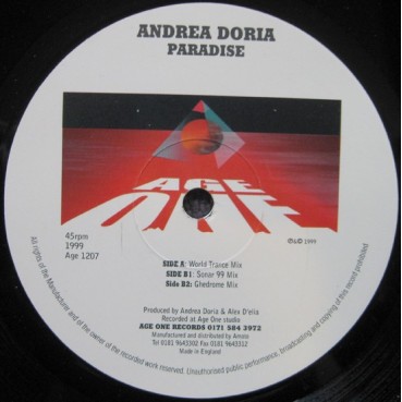 Andrea Doria – Paradise (2 MANO,MELODIA)
