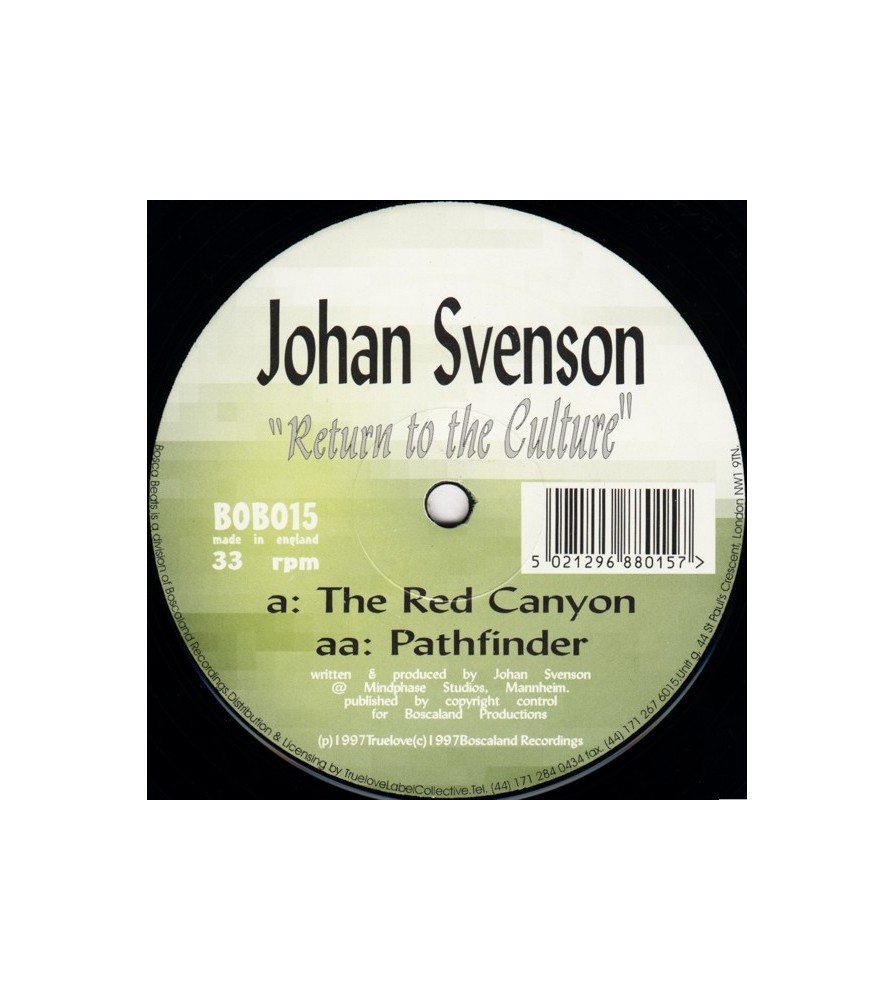 Johan Svenson – Return To The Culture (2 MANO,COMO NUEVO¡ MELO DEL 97)