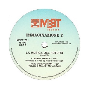 Immaginazione 2* – La Musica Del Futuro (2 MANO,BOMBAZO REMEMEBER¡¡)