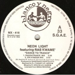 Neon Light Featuring Ras Kwuame – Dance To The Trance (2 MANO,REMEMBER 90'S¡¡)