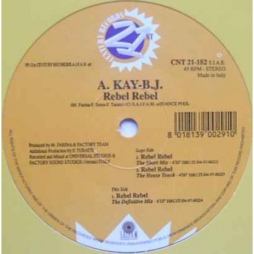A Kay BJ – Rebel Rebel (2 MANO,COMO NUEVO) A Kay BJ – Rebel Rebel (2 MANO,COMO NUEVO)