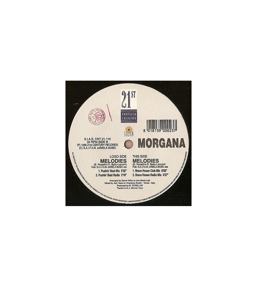 Morgana – Melodies  (2 MANO,TEMAZO ITALO¡¡)