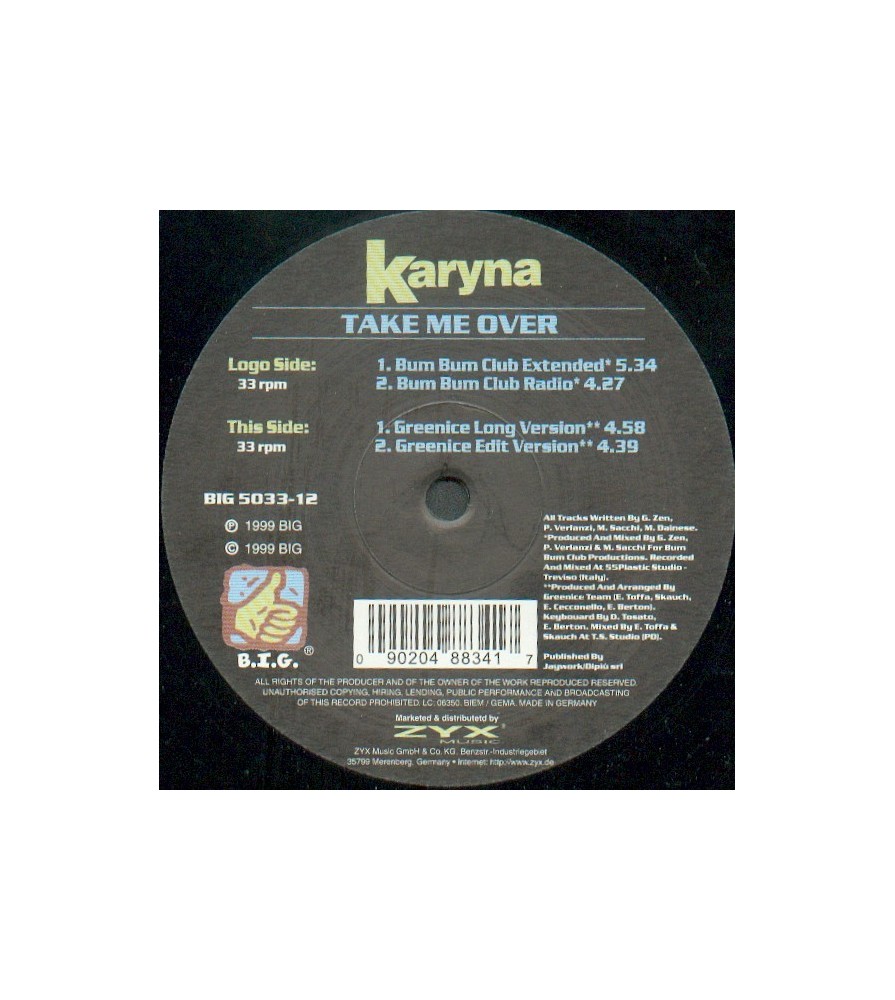 Karyna – Take Me Over 