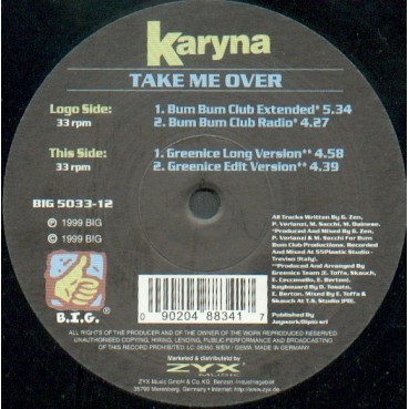 Karyna – Take Me Over 