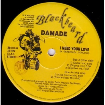 Damade – I Need Your Love 
