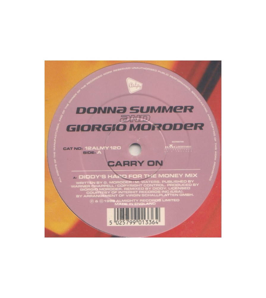 Donna Summer And Giorgio Moroder – Carry On 